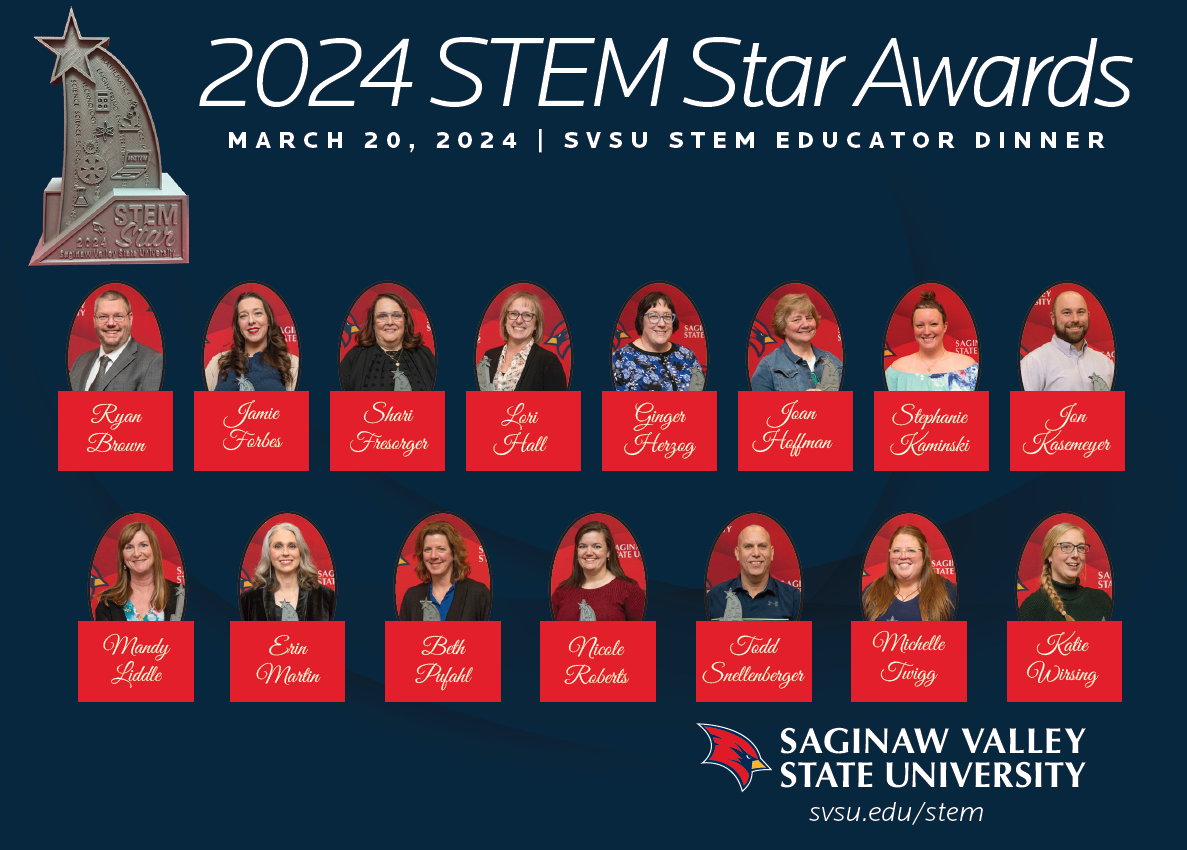 A photo of the 2024 STEM Star teachers
